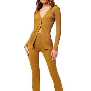 (A3) GOOD AMERICAN Plaited Rib Boss Cardigan, Size 3/4, NWT